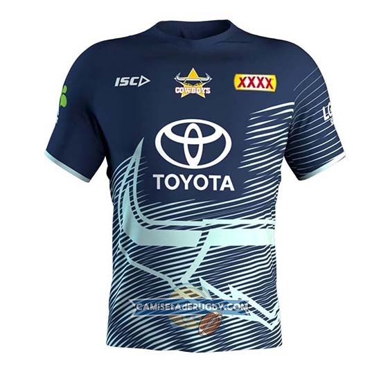 Camiseta North Queensland Cowboys Rugby 2019 Entrenamiento